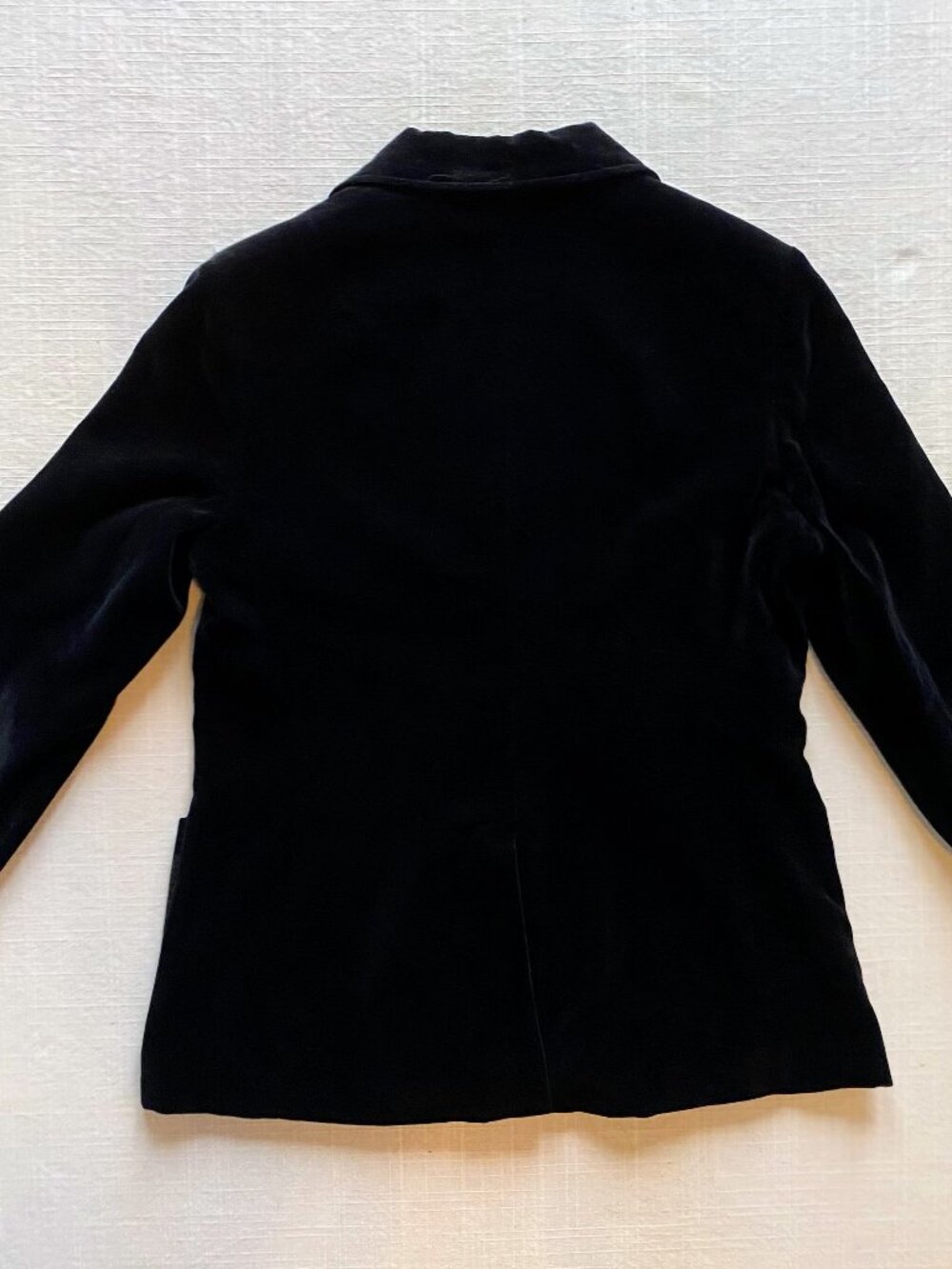 Vintage Black Velvet Blazer / Leslie Fay / 80s - Picture 2 of 9